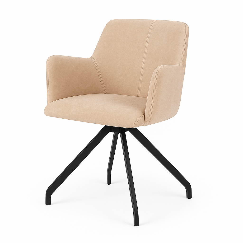 Küchenstuhl aus Samt | Modell GIAN