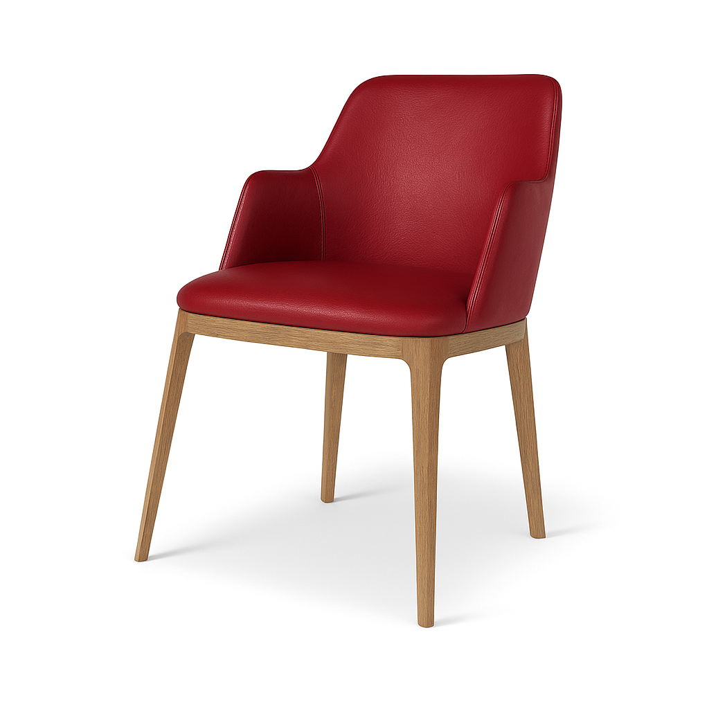 Stuhl aus Naturleder | Modell VIVI