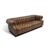 Klassisches Büffelleder Sofa ohne Kissen | Modell CHESTERFIELD 